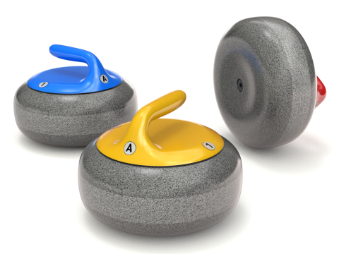 Curling Stone 3D-Modell