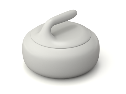 Curling Stone 3D-Modell