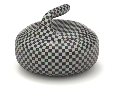 Curling Stone 3D-Modell