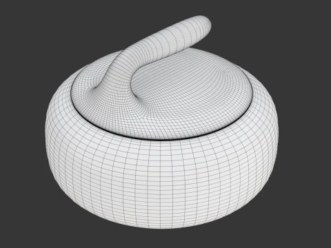 Batu Keriting Model 3D