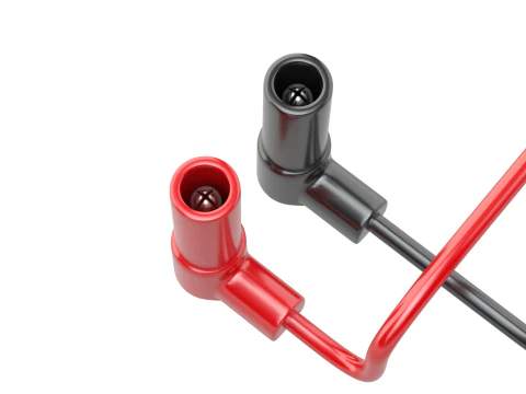 Multimeter Test Leads 3D Model