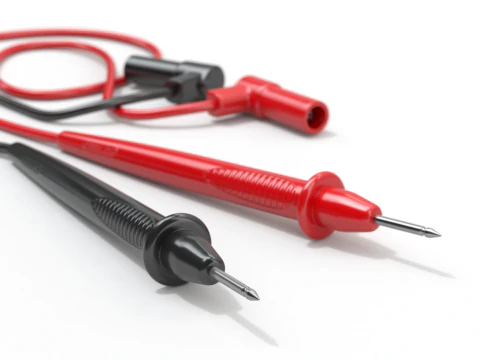 Multimeter Test Leads 3D Model