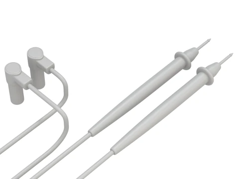Multimeter Test Leads 3D Model