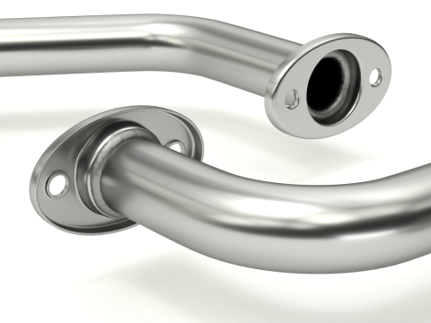 Simple Exhaust Set 3D Модель