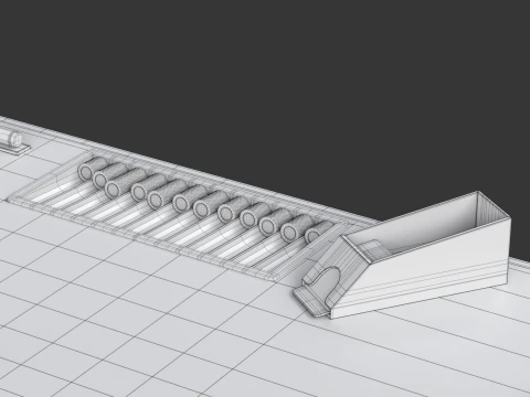 Zestaw stoł&oacute;w do blackjacka Model 3D