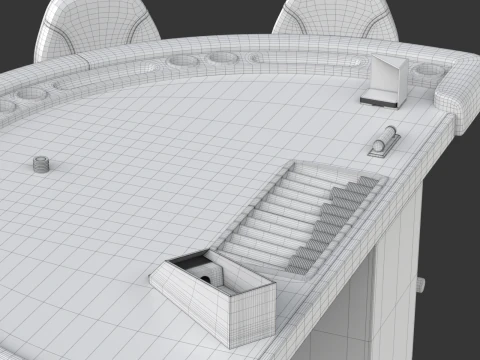 Zestaw stoł&oacute;w do blackjacka Model 3D