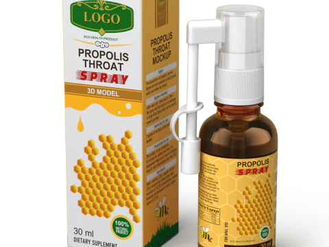 Propolis-spuitfles 3D Model