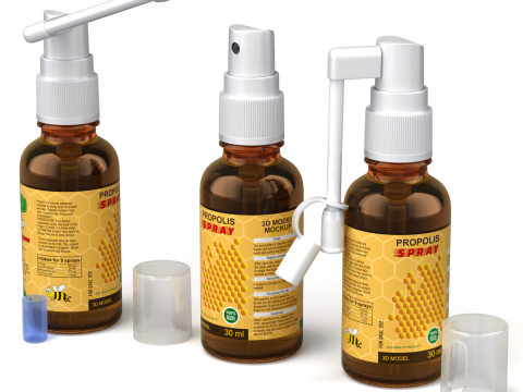 Propolis Spray Bottle 3D Модель