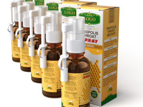 Propolis Spray Bottle 3D Модель