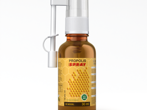 Propolis Spray Bottle 3D Модель