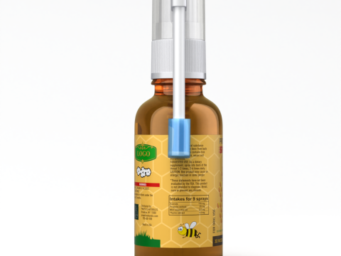 Propolis Spray Bottle 3D Модель
