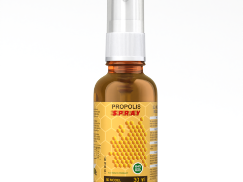 Propolis Spray Bottle 3D Модель