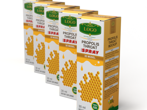 Propolis Spray Bottle 3D Модель