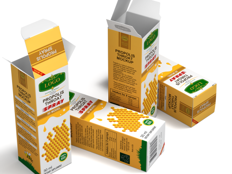 Propolis Spray Bottle 3D Модель
