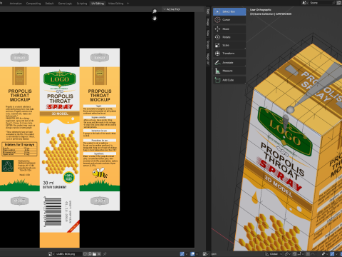 Propolis Spray Bottle 3D Модель