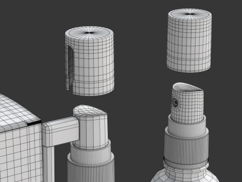 Propolis Spray Bottle 3D Модель