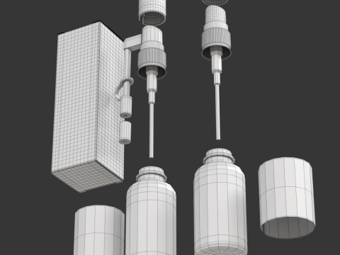 Propolis Spray Bottle 3D Модель