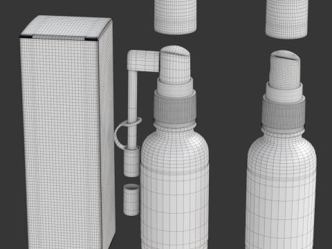 Propolis Spray Bottle 3D Модель