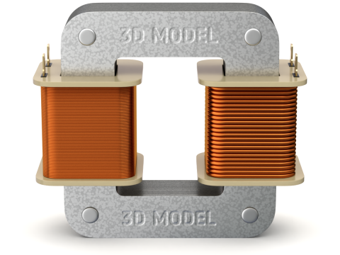 Core Type Transformer for Education 3D Model