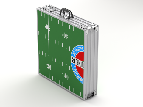 Beer Pong Table and Cups Model 3D