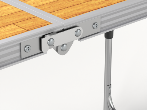 Beer Pong Table and Cups Model 3D