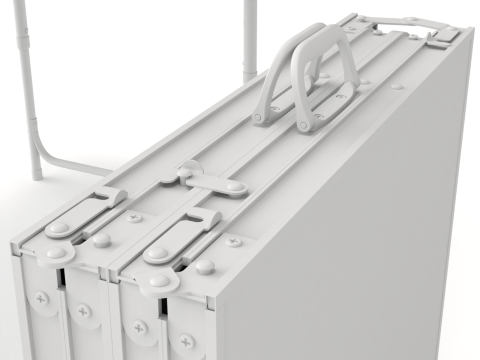 Beer Pong Table and Cups Model 3D