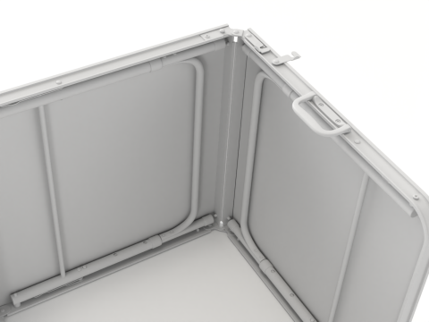 Beer Pong Table and Cups Model 3D