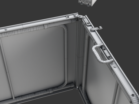 Beer Pong Table and Cups Model 3D