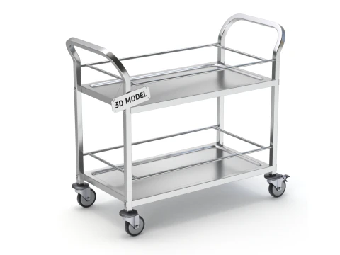 Food Serving Cart-Model 01 3D Model