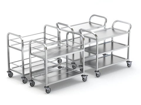 Food Serving Cart-Model 01 3D Model