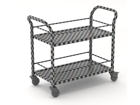 Food Serving Cart-Model 01 3Dモデル