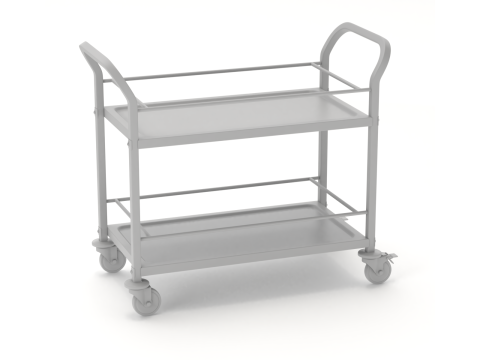 Food Serving Cart-Model 01 3Dモデル