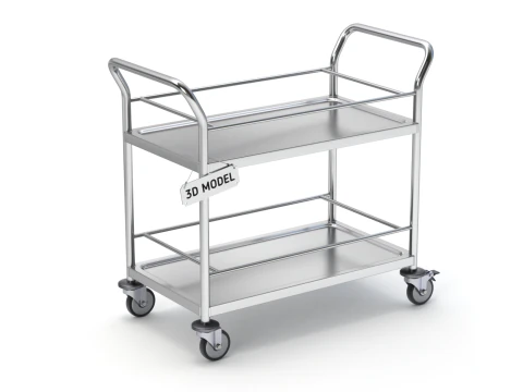 Carrello portavivande modello 02 Modello 3D