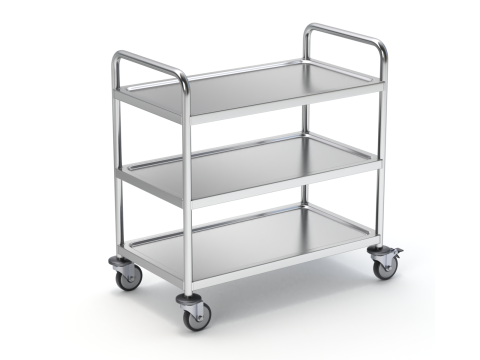 Food Serving Cart-Model 02 Modelo 3D