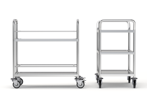 Food Serving Cart-Model 02 Modelo 3D