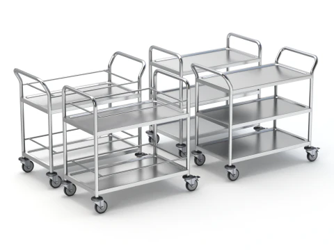 Carrello portavivande modello 02 Modello 3D