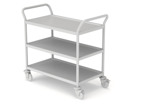 Food Serving Cart-Model 02 Modelo 3D