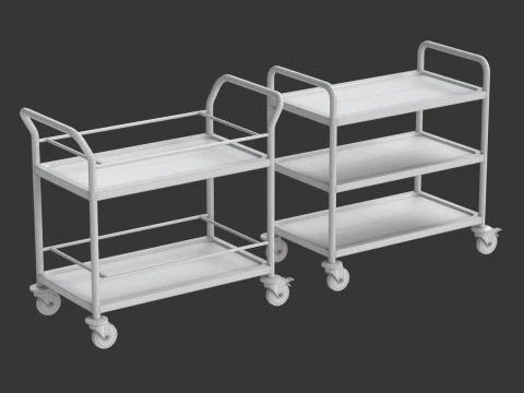 Carrello portavivande modello 02 Modello 3D