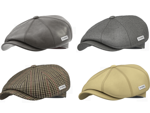 Newsboy Cap 3D Model