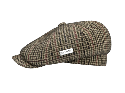 Newsboy Cap Modelo 3D