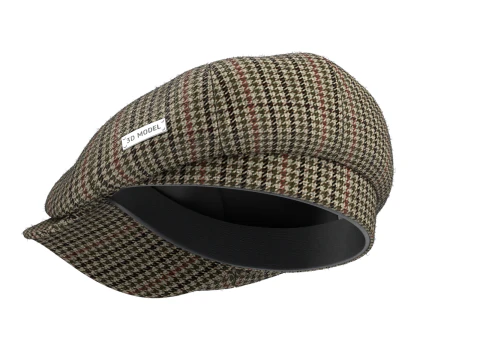 Newsboy Cap 3D Model