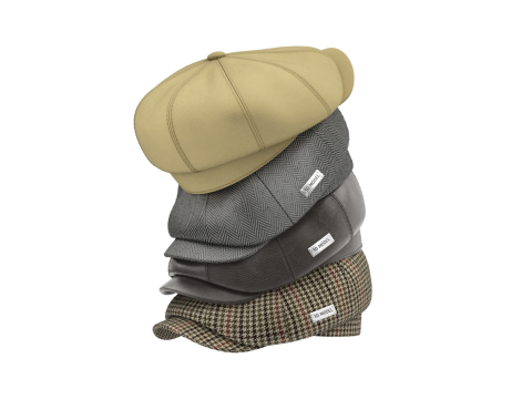 Newsboy Cap Modelo 3D