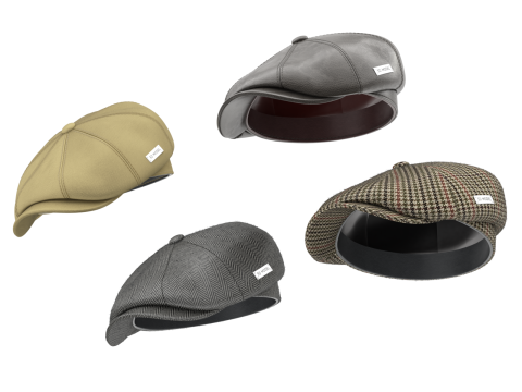 Newsboy Cap Modelo 3D