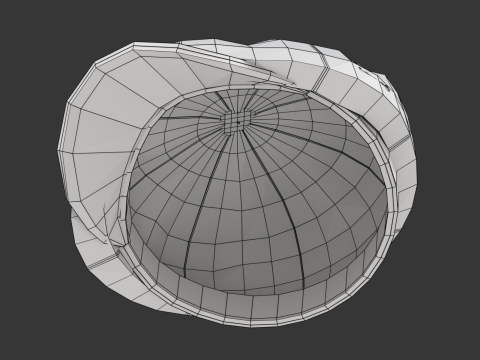 Newsboy Cap Modelo 3D