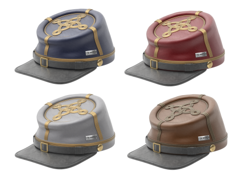 US Civil War Cap 3D Model