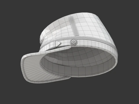US Civil War Cap 3D Model