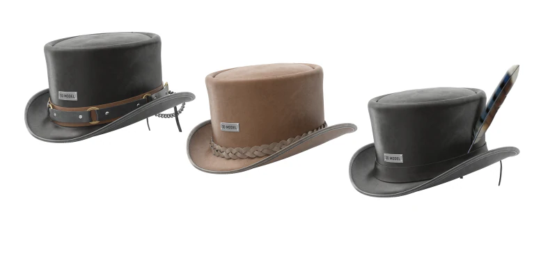 Cartola Modelo 3D .c4d .max .obj .3ds .fbx .stl .blend 