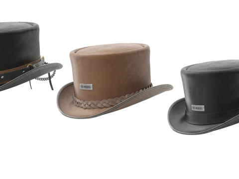 Top Hat 3D Model