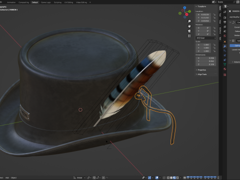Top Hat 3D Model