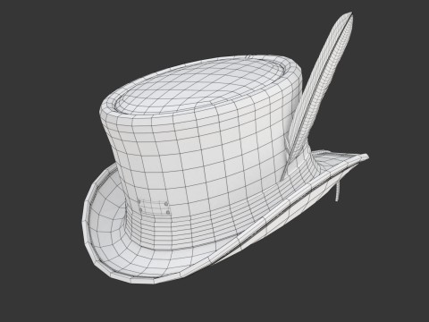 Top Hat 3D Model